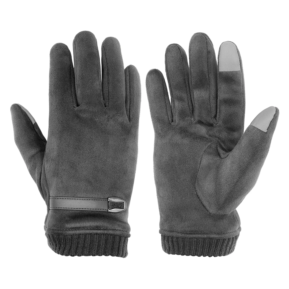 Мужские зимние перчатки все относится к теплым эластичным сенсорным экраном перчатки варежки домашние теплые перчатки