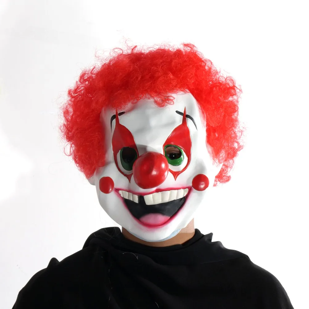 H&D Latex Cute Clown Mask for Adults,Halloween Costume Party Masks (Funny Clown Mask)in Party