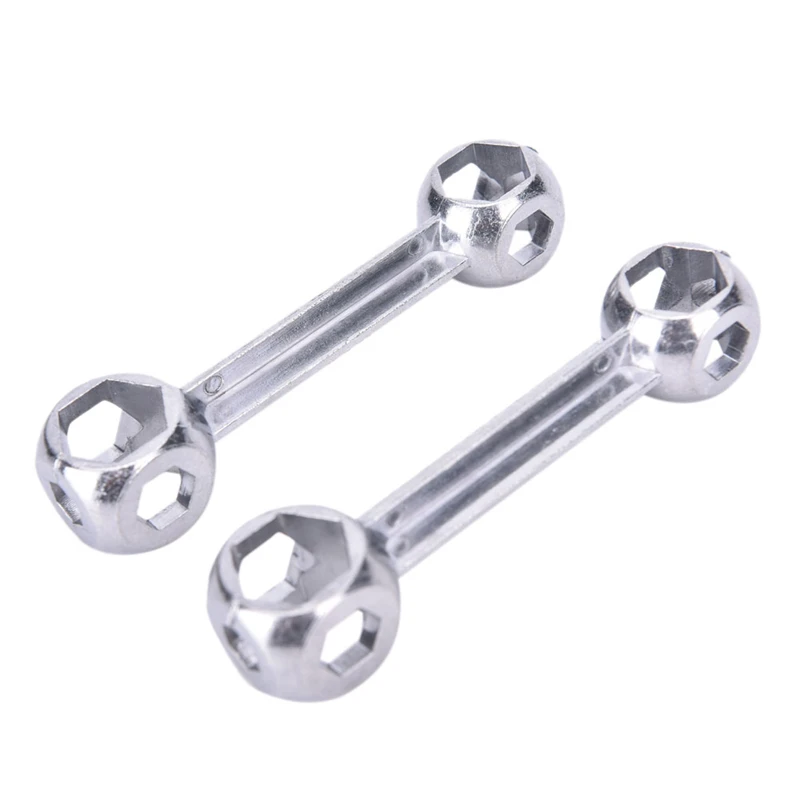 10 in 1 Mini Dog Bone Shape Bicycle Repair Tool Wrench Hexagon Holes Spanner