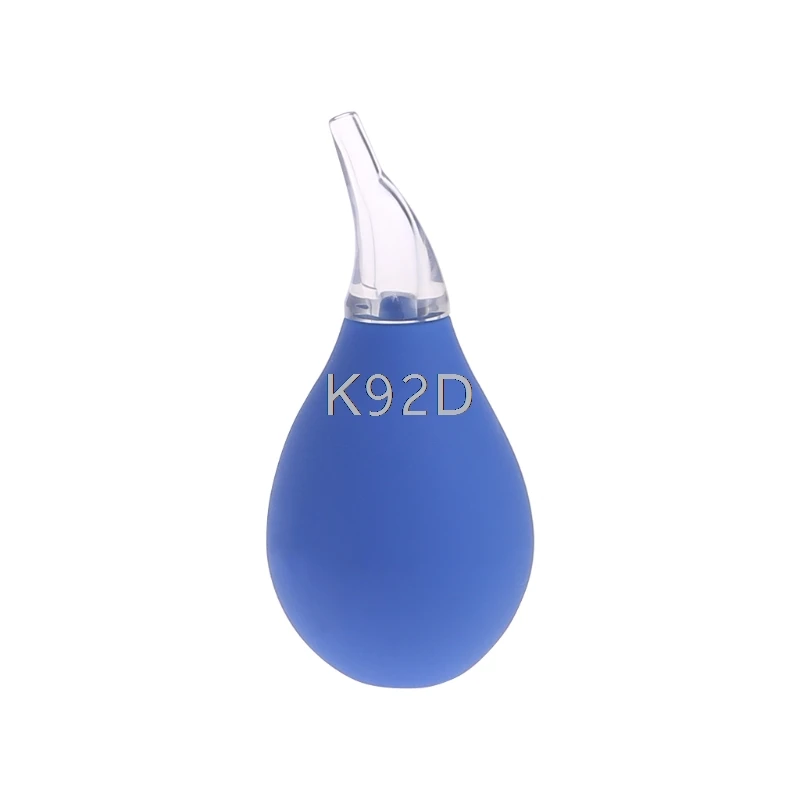 Носовой аспиратор для всасывания мягкий наконечник взрослый вакуумный жидкий устройство для прочистки носа у новорождённых J22 - Цвет: Синий