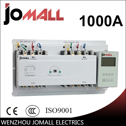 

1000A 3 phase automatic transfer switch ats with English controller