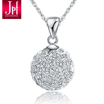 

Cuicanduomu elegant jpf noble bling accessories 925 pure silver necklace female birthday gift