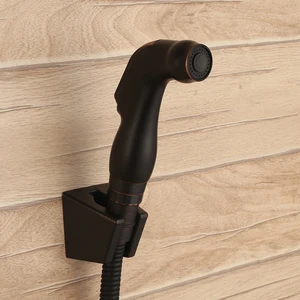 Продвижение продаж масло втирают Бронзовый черный ABS Биде Спрей er ручной разбрызгиватель для туалета, биде shattaf Заводская Продажа ванной душевая головка - изображение