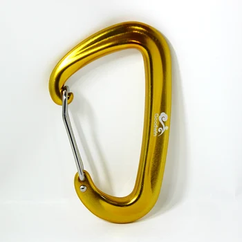 

D Shaped Aluminum Hook Hammock Swing Safety Buckle Hanging Clasp for Outdoor Camping Hiking