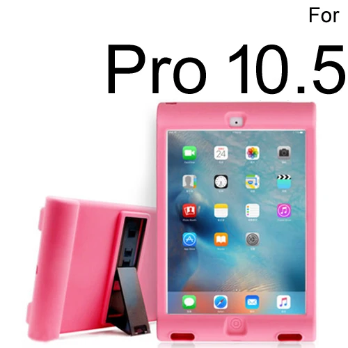 Чехол для iPad Pro 10,5 дети силиконовые мультфильм Kawaii ударопрочный водонепроницаемый падение сопротивления портативный легкий защитный чехол - Цвет: For pad pro 10.5