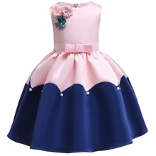 Летние платья для маленьких девочек; детская одежда; детское платье с цветочным рисунком; вечерние платья принцессы; Рождественский костюм; одежда для выпускного, свадьбы