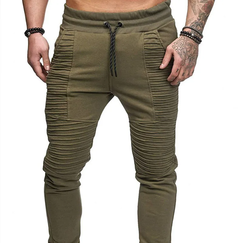 Autumn Winter Men Fitness Pants Slim Sport Jogging Pants Professional