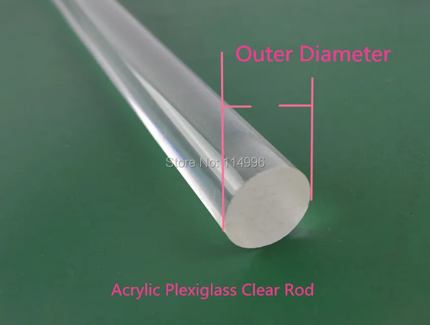 1 THZ Acrylic Plexiglass Clear Rod (1)
