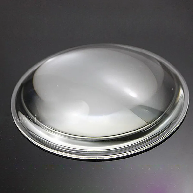 Оптический фокус длина 73 мм плоско выпуклая DIY конденсационные светодиодные стеклянные линзы элемент оптики увеличительное стекло объектив 1 шт. 74 мм диаметр