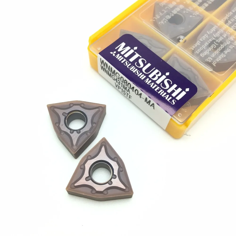 

10pcs External Turning Tools WNMG080404 MA VP15TF Carbide inserts Cutting Tool CNC Tools Lathe cutter tools