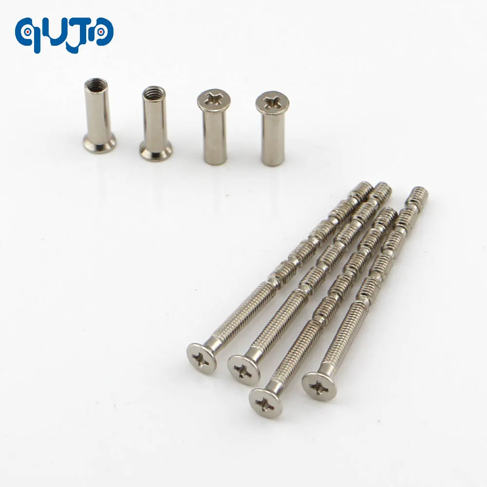 M4 Door Handle Screws with Bolt Connecting Sleeve Male to Female for Door 