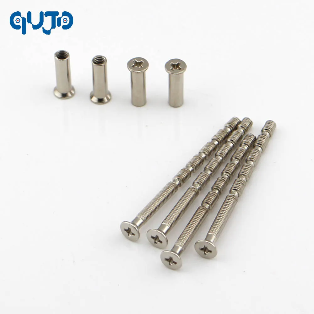 Vijandig Uittrekken Articulatie 4 Stuk Universele M4 SCHROEF AANSLUITEN BOUTEN & MOUWEN VOOR DEURKLINK  ROZEN EN ESCUTCHEONS NIKKEL KLEUR|m4 screw|screw screwscrew m4 - AliExpress