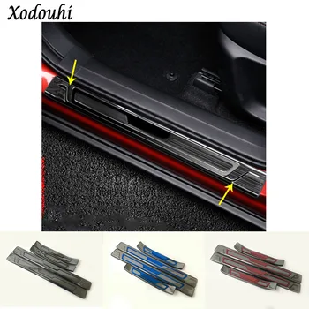 

Car Stainless Steel Pedal Door Scuff Plate Cover Threshold Stick External Molding For Mazda CX-3 CX3 2016 2017 2018 2019 2020