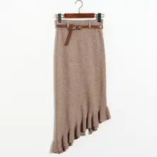 Saia Longa Европа и Империя полиэстер хлопок труба/Русалка Америка настоящий стиль женские нестандартный мешок бедра юбка