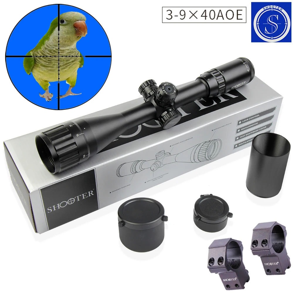 

Rifle Optical Sight SHOOTER 3-9X40AOE Riflescope Outdoor Hunting Optics Sight Scope gun-aiming Accessory sightingtelescope