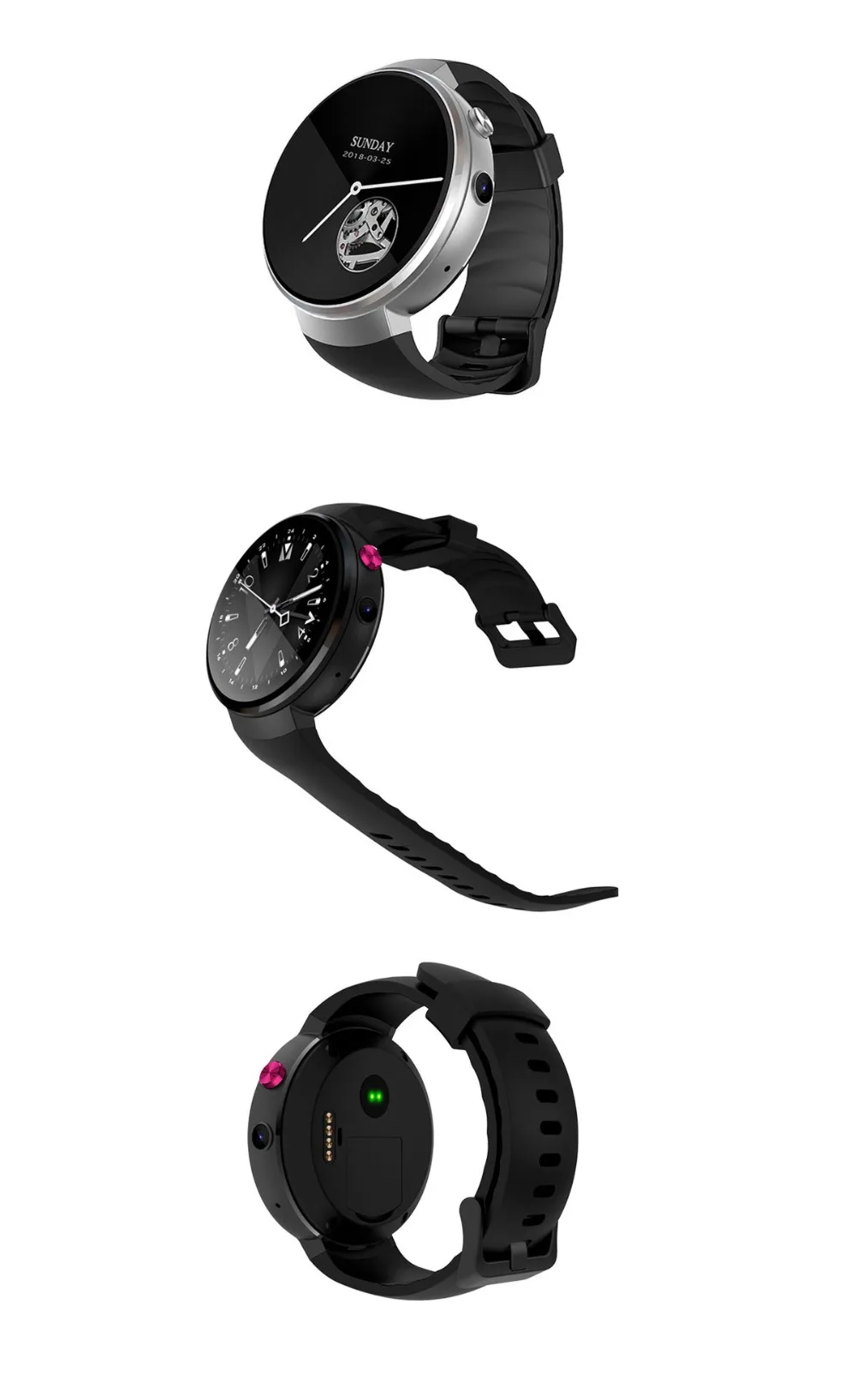 Smartwatch 4G 580 мАч 1+ 16 ГБ водонепроницаемые умные часы Спортивные gps часы телефон для мужчин и женщин умные часы для huawei Xiaomi IOS Android Z28