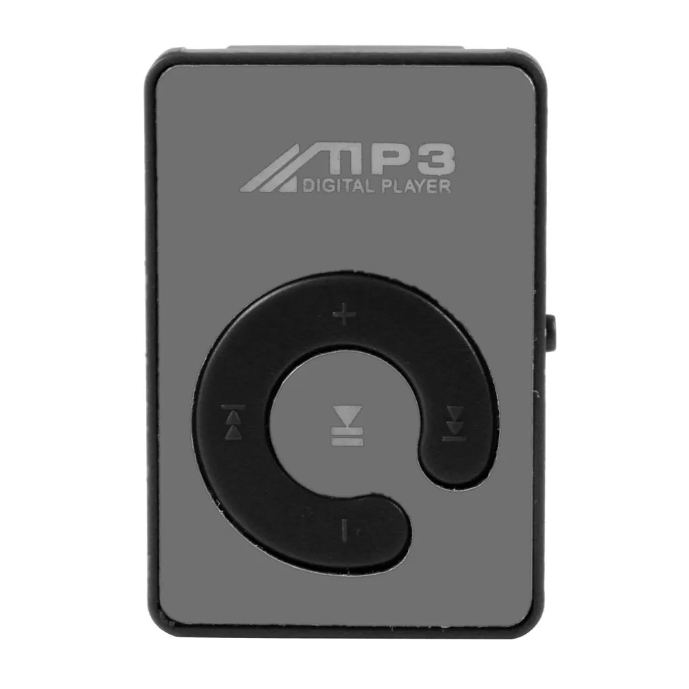 

HIPERDEAL New Mini Mirror Clip MP3 Player Music Media Portable mp3 player USB Support Micro SD TF Card Walkman Lettore D30 Jan8