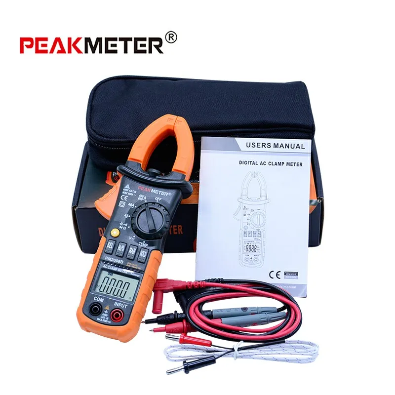 PEAKMETER 3 3/4 цифровой AC токометр 4000 отсчетов с подсветкой DC сопротивление напряжения