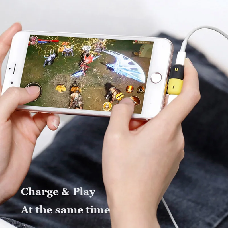 Audio Charge Adapter for iPhone X 7 8 Plus XR XS MAX Charging Headphone Adapter Capsule 2 Double Jack Support IOS 11 Above Audio Charge Adapter for iPhone X 7 8 Plus XR XS MAX Charging Headphone Adapter Capsule 2 Double Jack Support IOS 11 Above