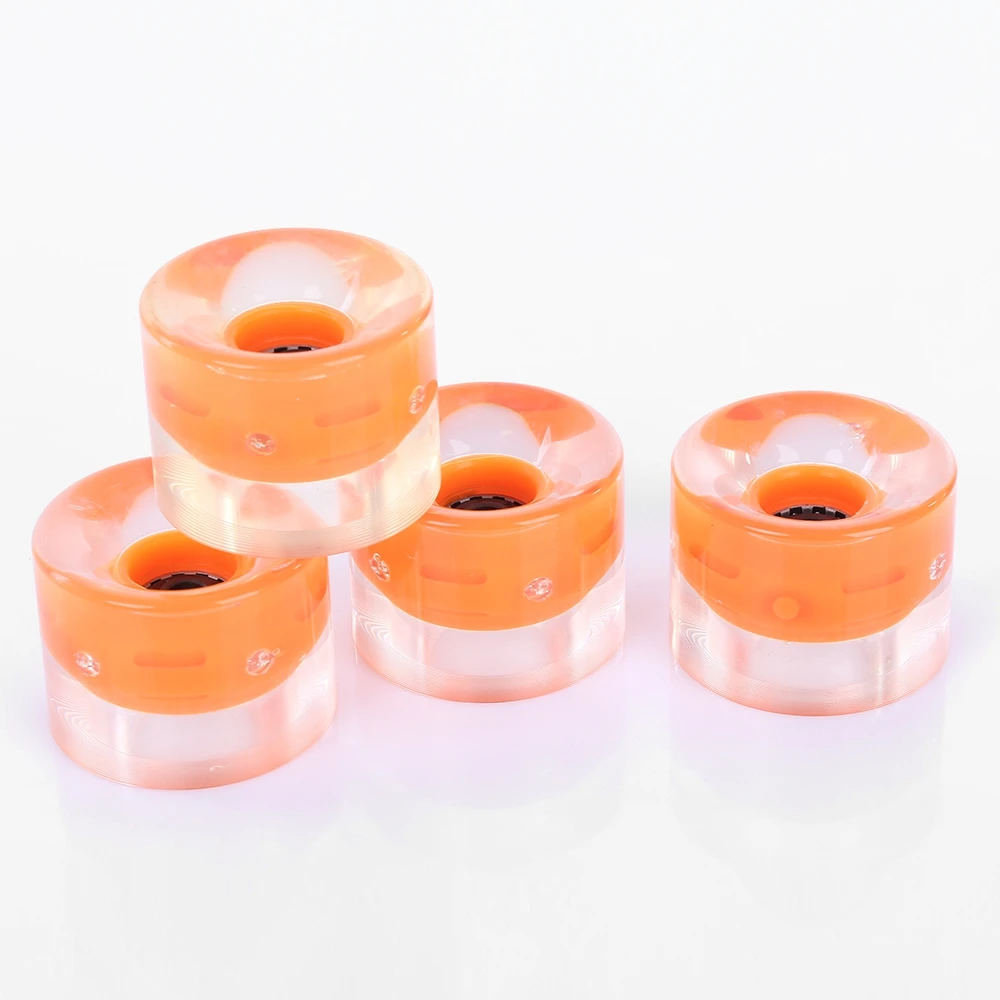 

4pcs/set LED Light Cruiser Skateboard Wheels 60 X 45 mm Durable PU Wheels Penny Board Skateboard Wheels