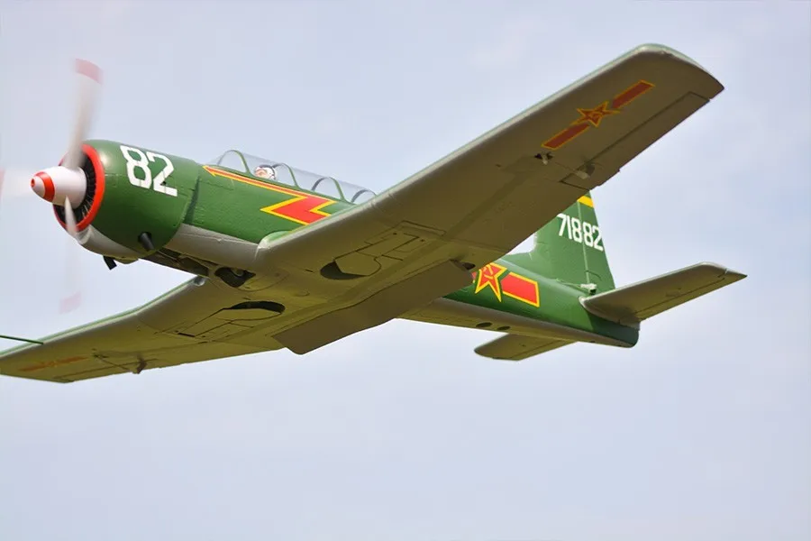 FMS 1200 мм 1 2 м (42 9 дюйма) CJ6 CJ-6 RC самолет китайский тренажер с уклоняющим 3S EPO хобби