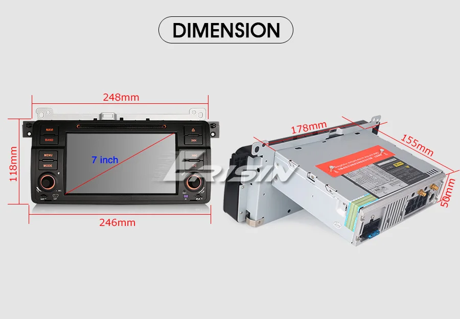 Discount Erisin ES2946B 7" Android 9.0 for BMW 3er E46 318 320 Rover 75 MG ZT Autoradio DAB+GPS CD SWC DTV Navi 21