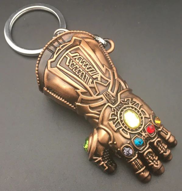 Покрытие антикварной бронзой The Soul Stone Thanos Мстители эндг игра Бесконечность войны браслет Bangels чистое ручное вязание Косплей Marvel ПОДАРОК для влюбленных - Окраска металла: Покрытие антикварной бронзой