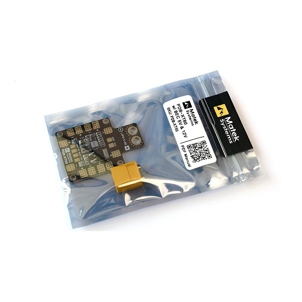 Matek System XT60 плата распределения мощности мини концентратор питания PDB с BEC 5 В/12 В