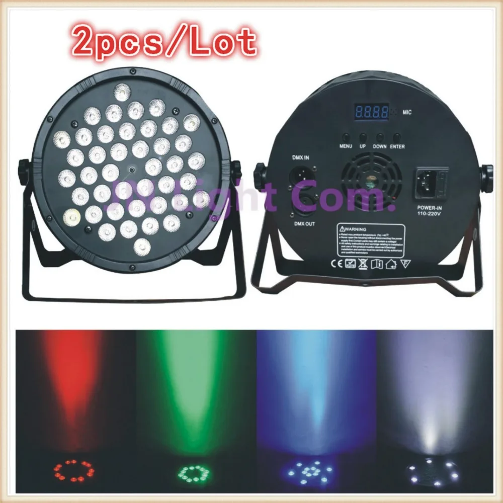 

4pcs/Lot 42*3W 3in1 RGB LED Par Light/DMX DJ Equipments Controller KTV Bar Wedding Party Disco Stage Led Par Light