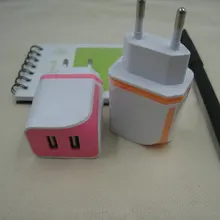 Конфеты usb Зарядное устройство Путешествия стены Зарядное устройство адаптер Портативный ЕС США Plug смарт-мобильный телефон Зарядное устройство для iPhone Samsung 100 шт