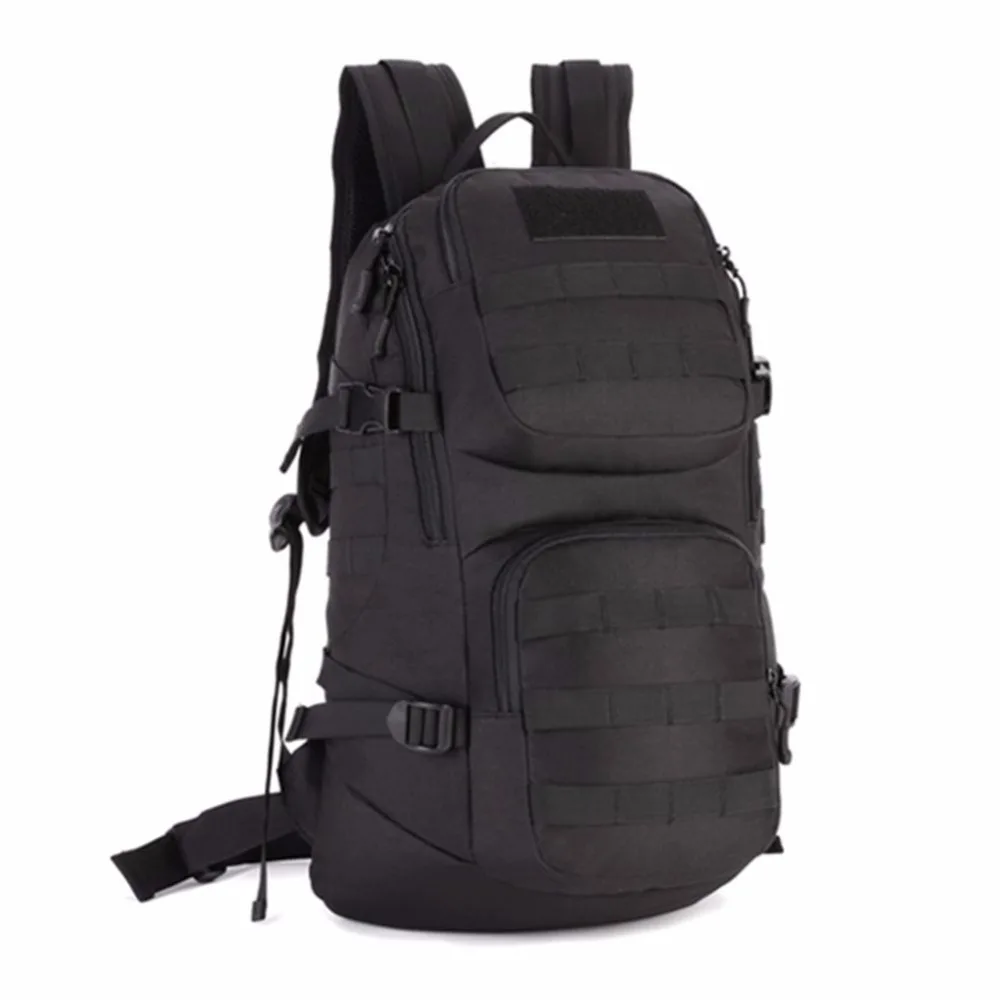 ФОТО 35L Men Tactics Nylon Double Shoulder Bag Outdoors Backpack Waterproof Mountaineering Travel bag Man Riding Assault Bac
