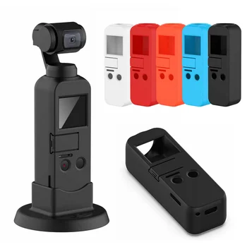 

5 Color Soft Silicone Case Holder for DJI Osmo Pocket Handheld Camera Skid-proof Scratch-proof Dust-proof Accessories Protective