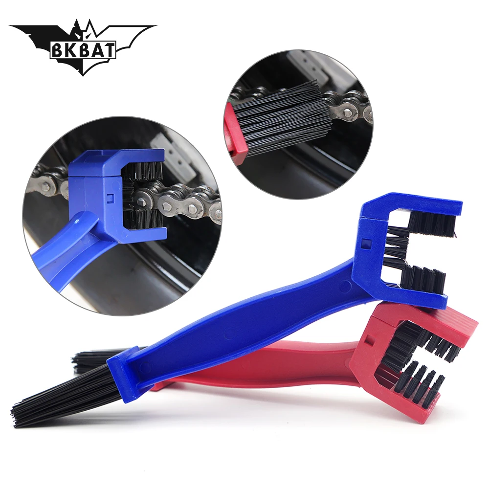 Motorcycle Chain Brush Accessories Kit Bike Part Gear Grunge Brush Cleaner Tool For tdm 900
