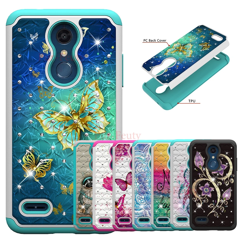 for LG K10 2018 K 11-2018 LMX410 X410E LG-K30 2017 Soft TPU+Hard PC 2 in 1 Back Cover For K30 Phone K20 Plus | Мобильные телефоны и
