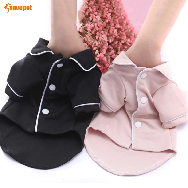 

VOVOPET Fashion French Pet Cats Dog Pajamas sleeping comforable spring summer Kitten Puppy Chihuahua Clothes Cute Pets Clothing