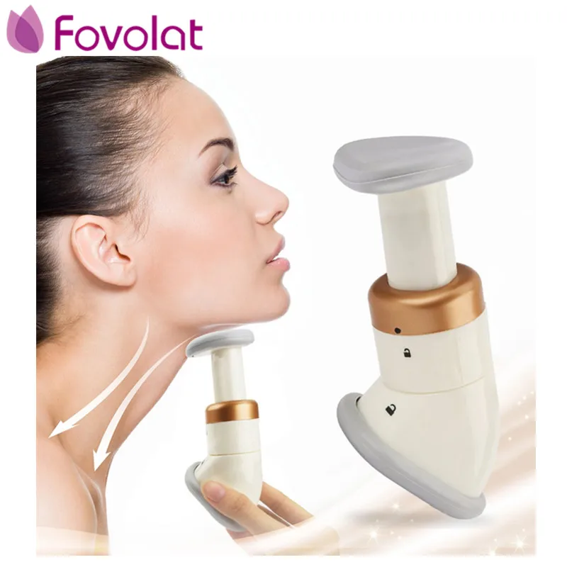 

Double Chin Massager Slimming Thin Face Massage Machine Necklines Exerciser Neck Muscle Trainer Fat Double Chin Reducer Slimmer