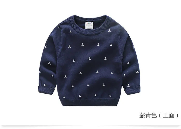 2018 Spring Autumn 2 3 4 5 6 7 8 9 10 Years Old Teenage Christmas Gift O-Neck Knitted School Child Baby Kids Sweater For Boy (12)