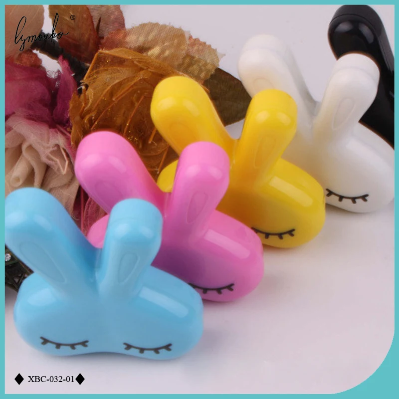 

Lymouko New Design Multicolor Cute Love Rabbit Holder Contact Lens Case with Mirror Lenses Box for Gift