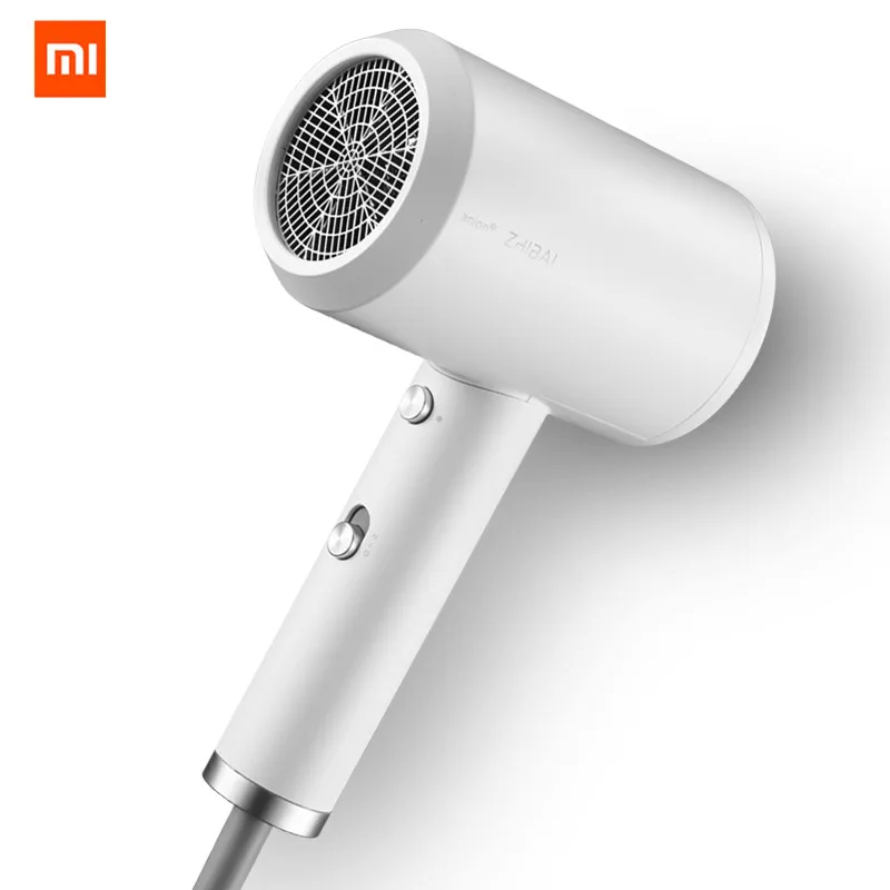 Фен для волос xiaomi mi jia zhiabi mi ni Портативный анион HL3 1800 Вт 2 скорости температуры mi фен для путешествий и дома