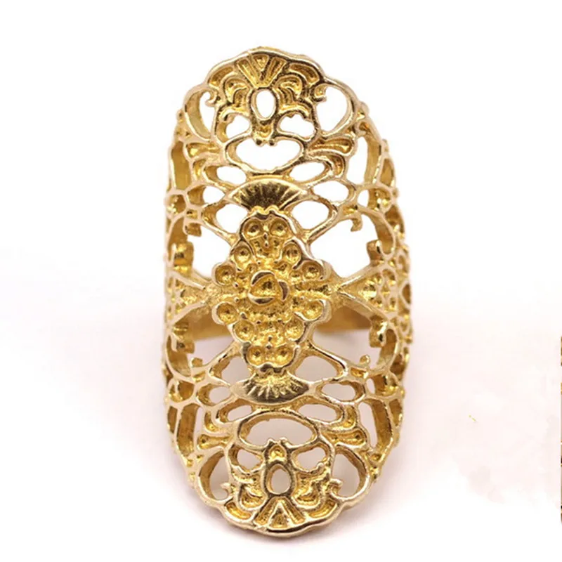 2pc... Pierścienie regulowane z surowego mosiądzu puste yN143raw brass