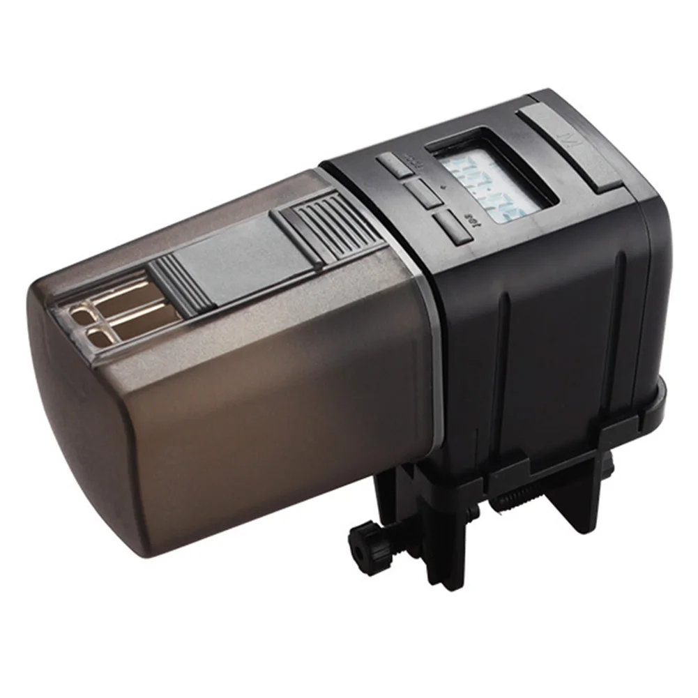 Dispenser LCD Display Food Adjustable Portable Fish Tank Aquarium Automatic Pet | Дом и сад