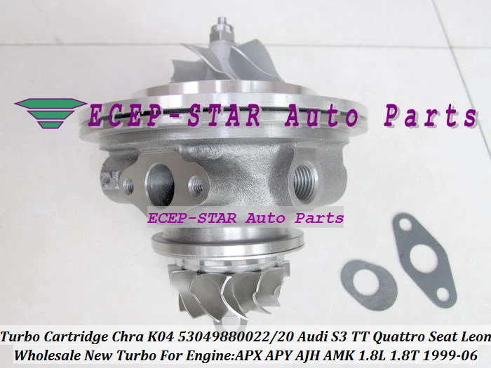 Turbo Cartridge CHRA Turbocharger K04 53049880022 53049880020 For AUDI S3 TT Quattro Seat LEON 1.8T 1999-06 APX APY AJH AMK 1.8L (6)