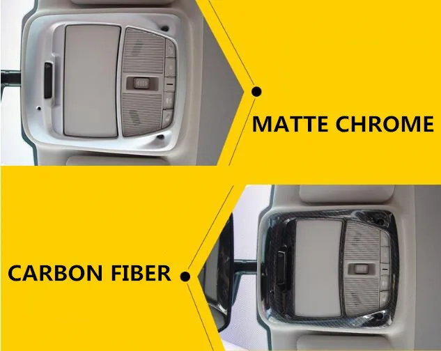 

Carbon Fiber / Matte Chrome Car Inner Roof Air Panel Upgrade Cover Sticker Modify for Renault Koleos Samsung QM6 2017 2018 Acc.