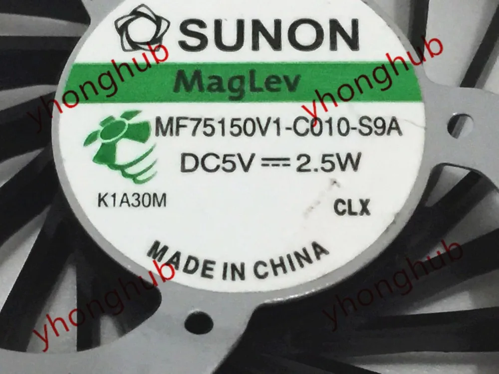 SUNON MF75150V1 C010 S9A DC 5V 2 5 W 4 проводной Сервер вентилятор