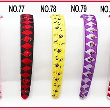 90 шт 3/" Лента Тканое оголовье плетеные головные повязки ленты обернутые повязки на голову