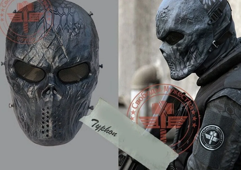 

Original Chiefs M06 Camouflage Tactical Masks Outdoor Military Wargame Full Face Skull Hunting Mask ht148