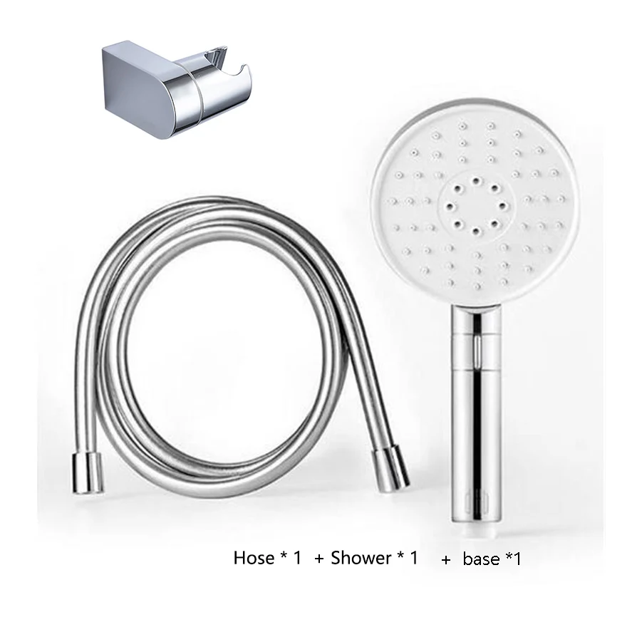 head hose base(3pcs) Dabai Diiib насадка для душа набор шлангов 3 режима регулировки 360 градусов 120 мм 53 отверстие для воды с ПВХ Matel - Цвет: head hose base(3pcs)