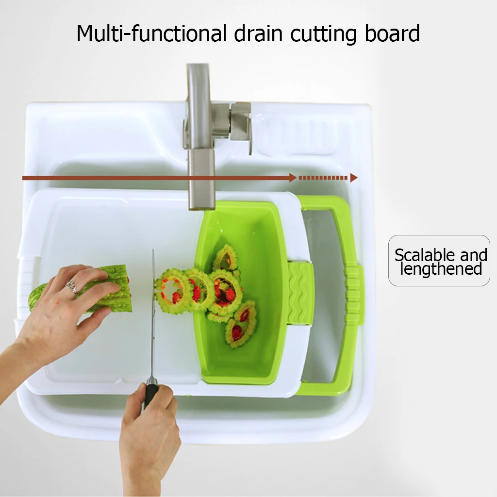 Многофункциональные кухонные измельчители раковины сливная корзина разделочная доска овощные инструменты для приготовления мяса разделочная доска кухонные аксессуары