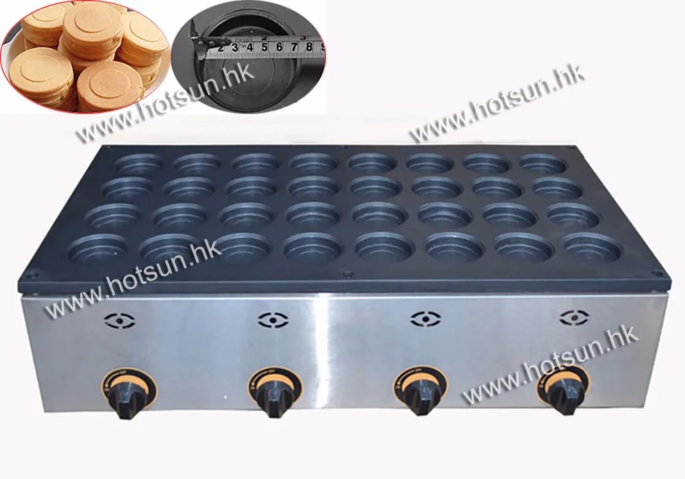 32pcs Commercial Use Non-stick LPG Gas Red Bean Obanyaki Dorayaki Maker Maker Machine Iron Wholesale Home Appliances