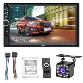 

Inhanced 7 Inch Car Radio Player Autoradio 2 Din Auto MP5 Video Player with USB AUX Bluetooth RCA Mirror Link Reversing Camera